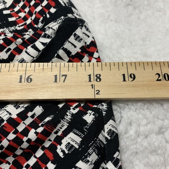 J Jill Skirt Adult Small Red Black Wearever Collection Pencil Skirt Smooth Fit - Picture 7 of 16